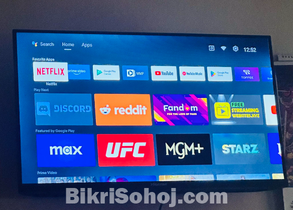 Hisense Android smart Tv 32 inch- Urgent sale